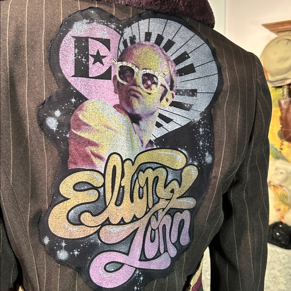 Handcrafted ELTON JOHN coat - Picture 9 of 9